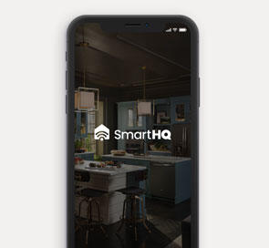 smart hq app displayed on mobile phone