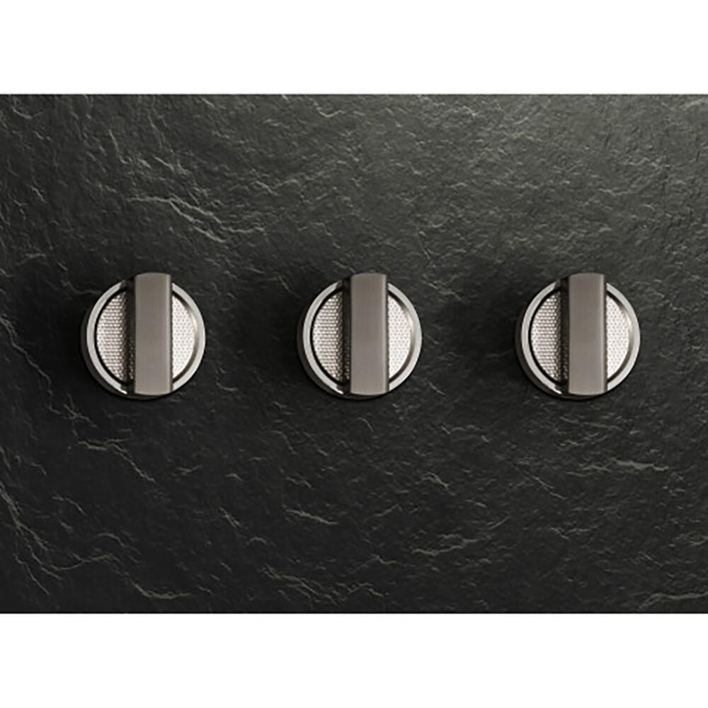 Monogram 36" Designer Collection Titanium (Blade only) Knobs for Pro Range