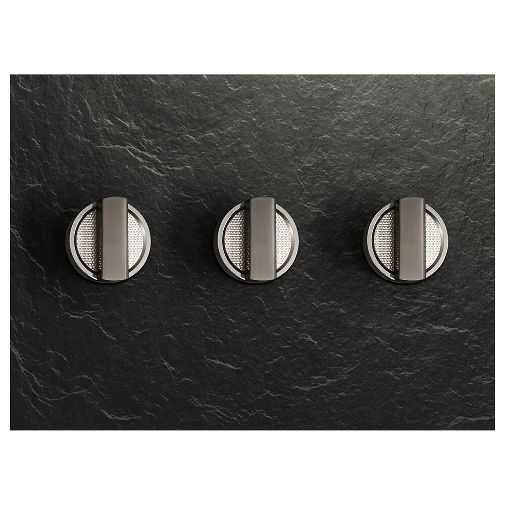 Monogram 48" Designer Collection Titanium (Blade only) Knobs for Pro Range